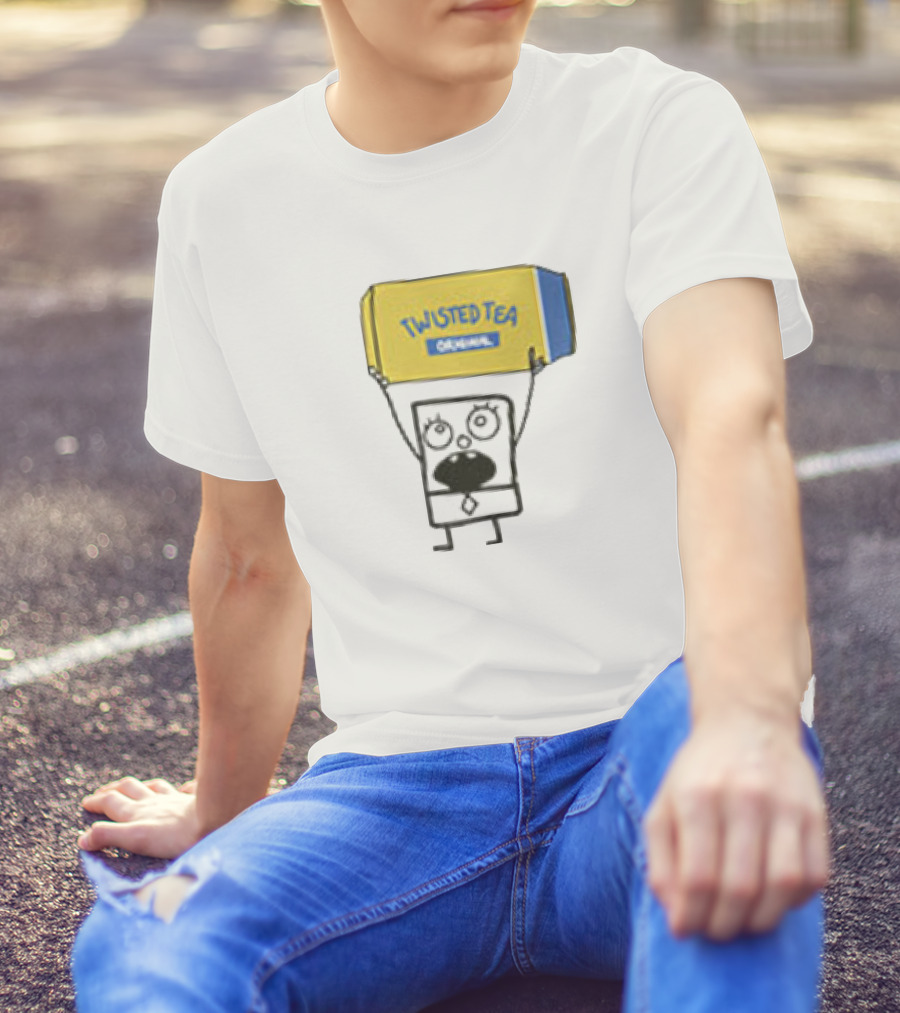 Twisted Tea Original DoodleBob Mashup T-Shirt