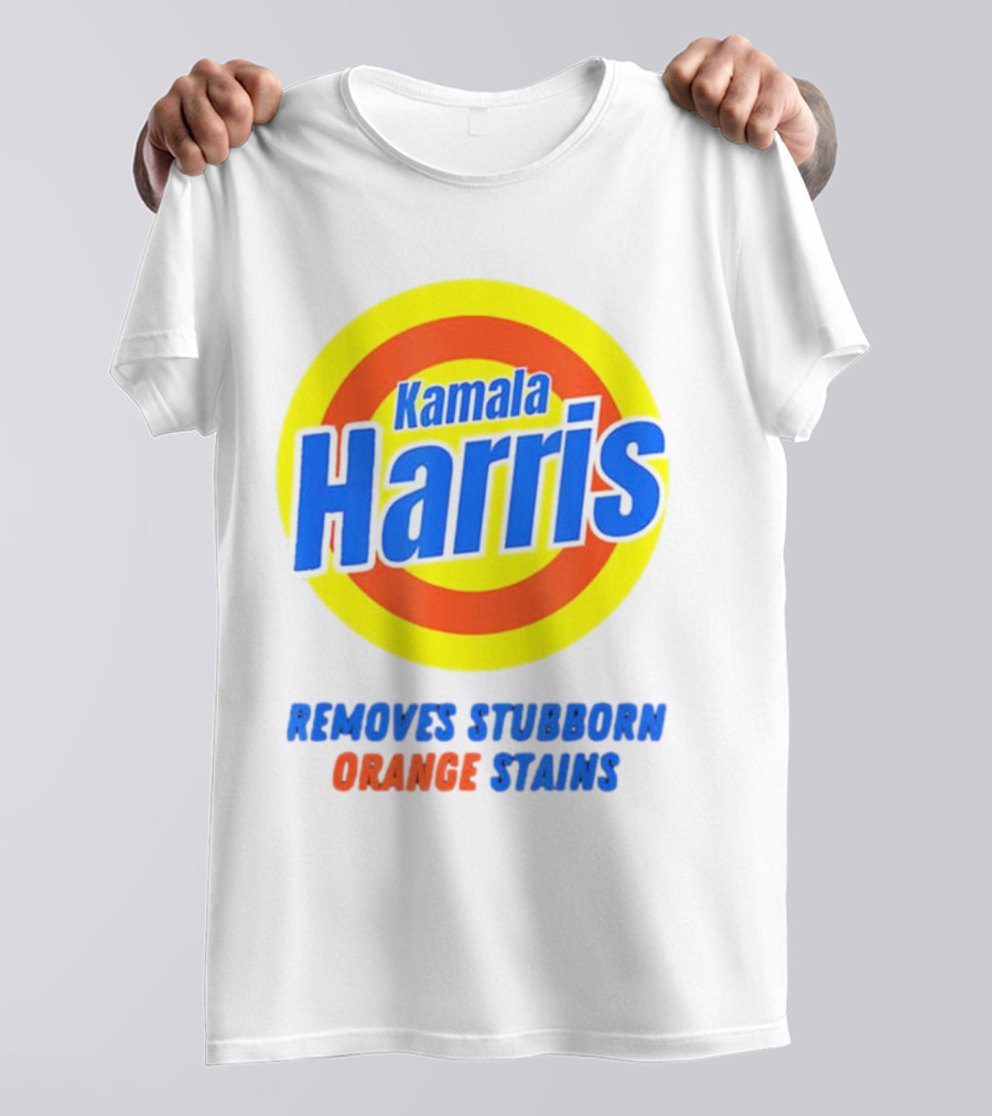 Kamala Harris Removes Stubborn Orange Stains T-Shirt