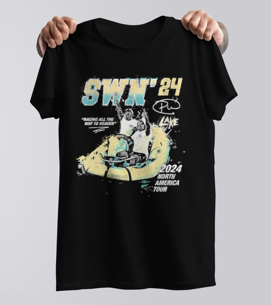 SWN' 24 Phil Wickham Brandon Lake Racing All The Way To Heaven 2024 North America Tour T-Shirt