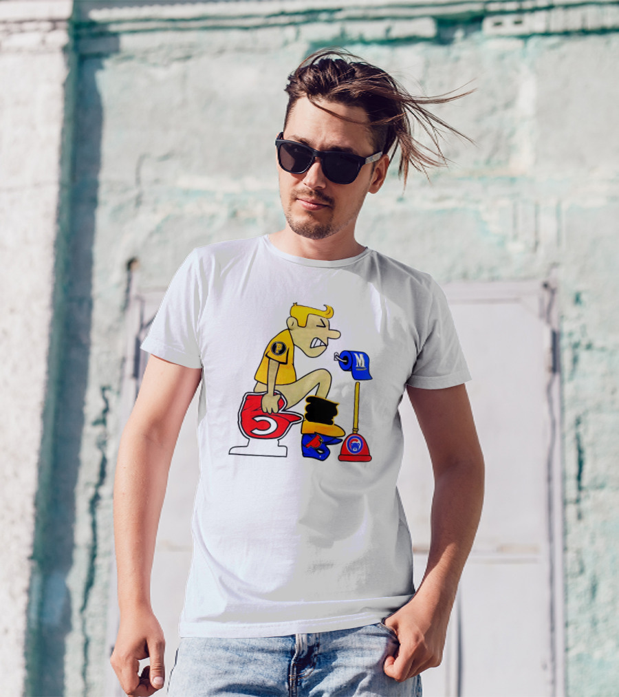 Pittsburgh Penguins Versus Montreal Canadiens Rivalry Humor T-Shirt