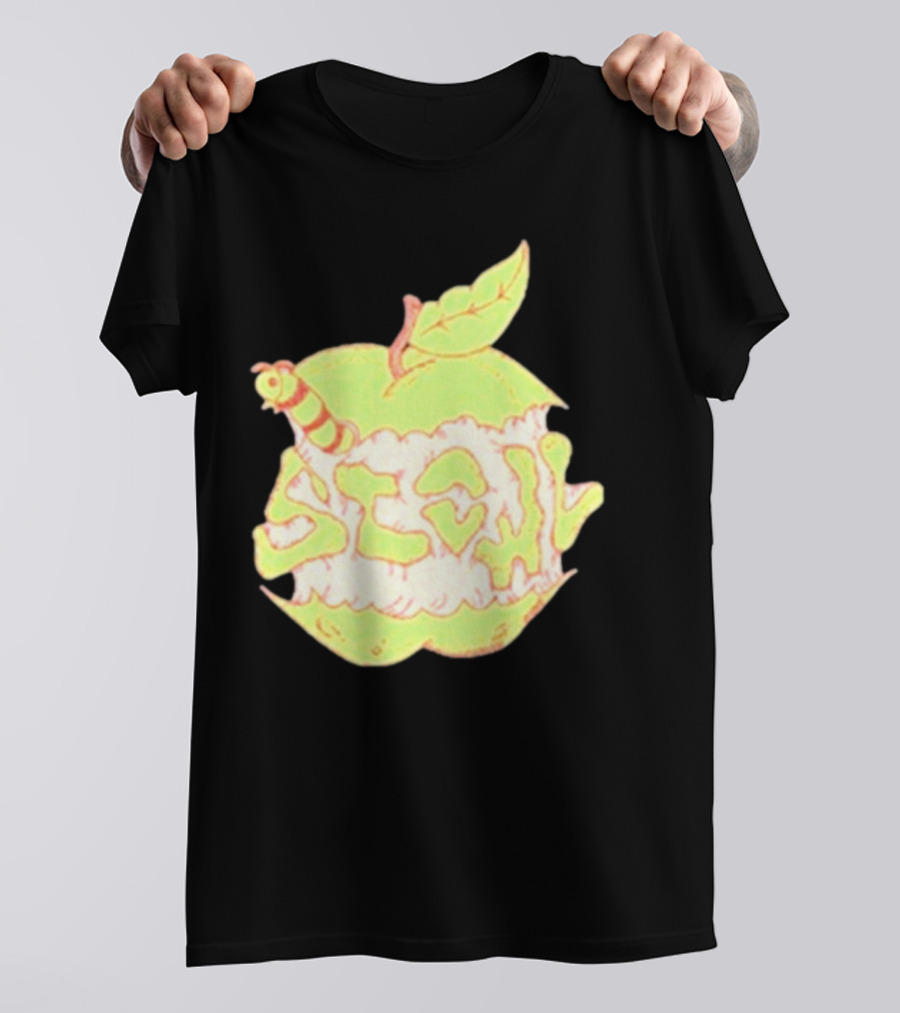 Scowl Apple 2024 Worm In Green Apple T-Shirt