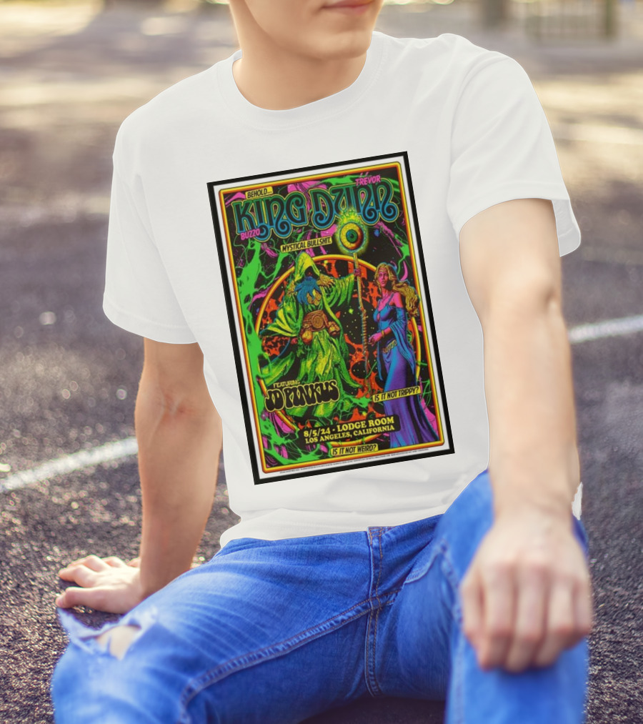 Behold King Buzzo Trevor Dunn Featuring JD Pinkus Lodge Room Los Angeles Mystical Bullshit August 5 T-Shirt