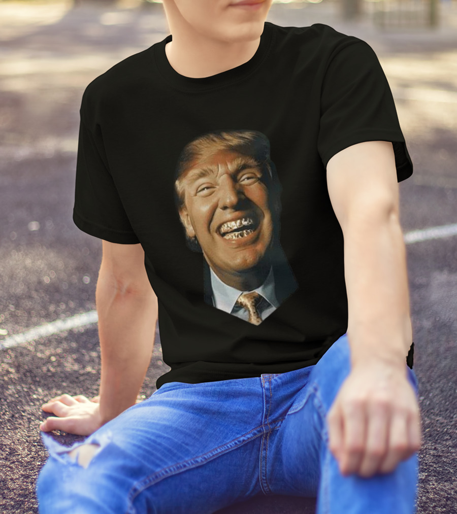 Trump Gold Teeth Grin T-Shirt