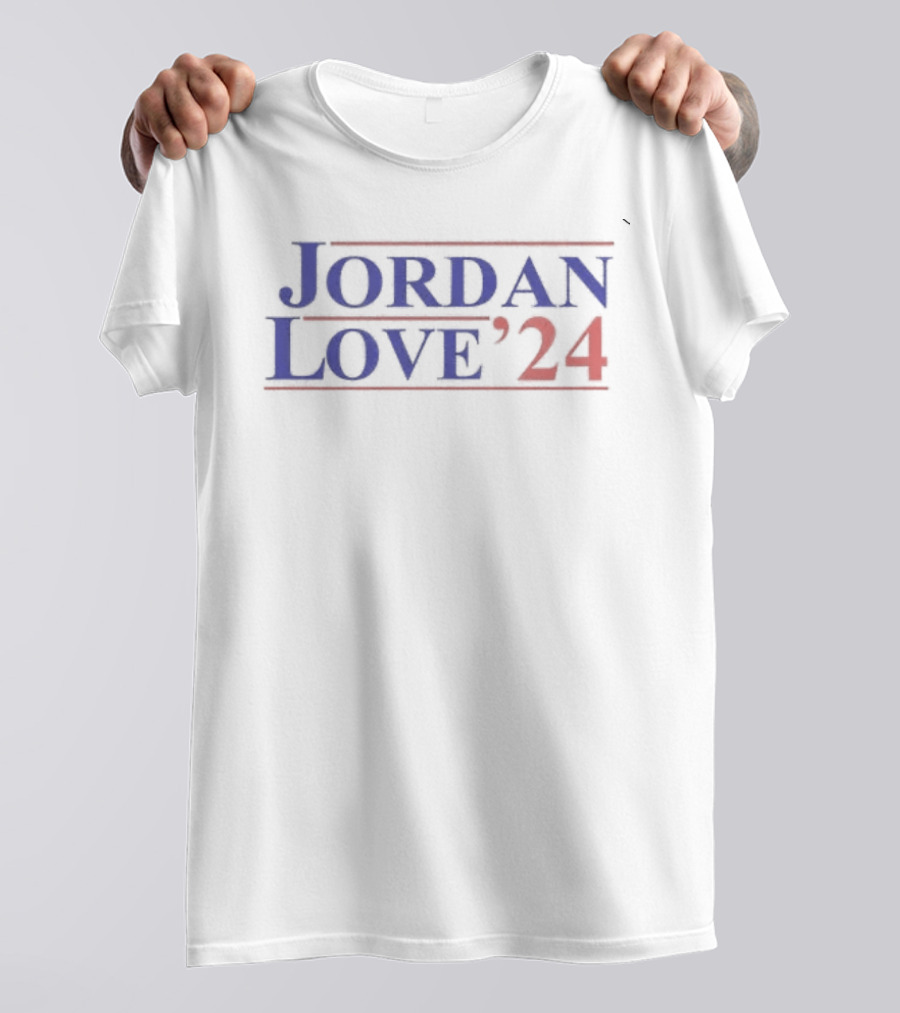 Green Bay Packers Jordan Love '24 Presidential Campaign T-Shirt