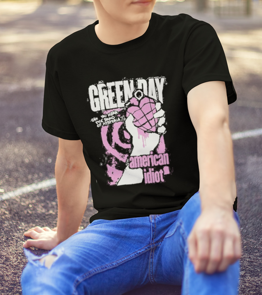 Green Day American Idiot Can You Hear The Sound Of Hysteria? T-Shirt