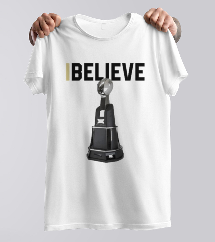 I Believe Big 12 Conference Championship Trophy T-Shirt