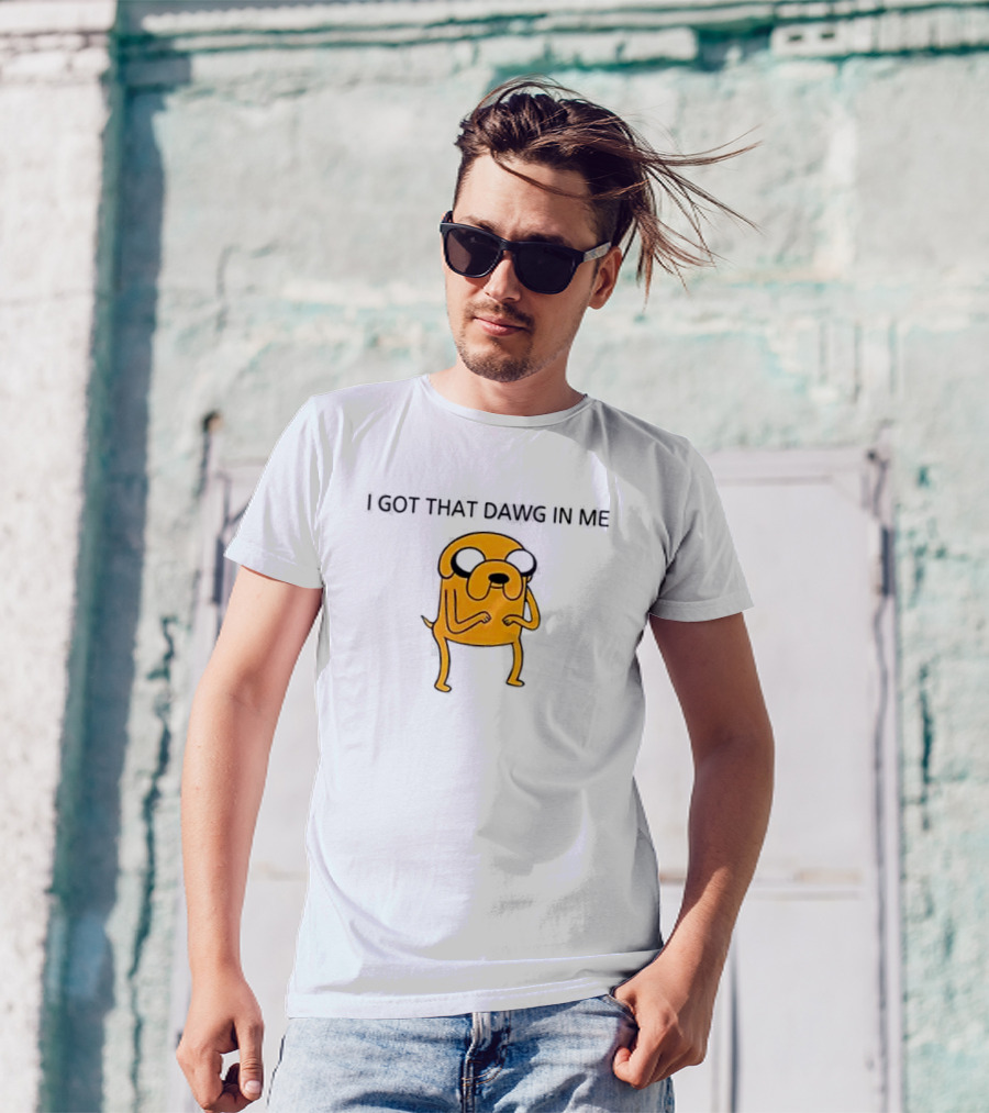 I Got That Dawg In Me Dog Character Orange Body T-Shirt