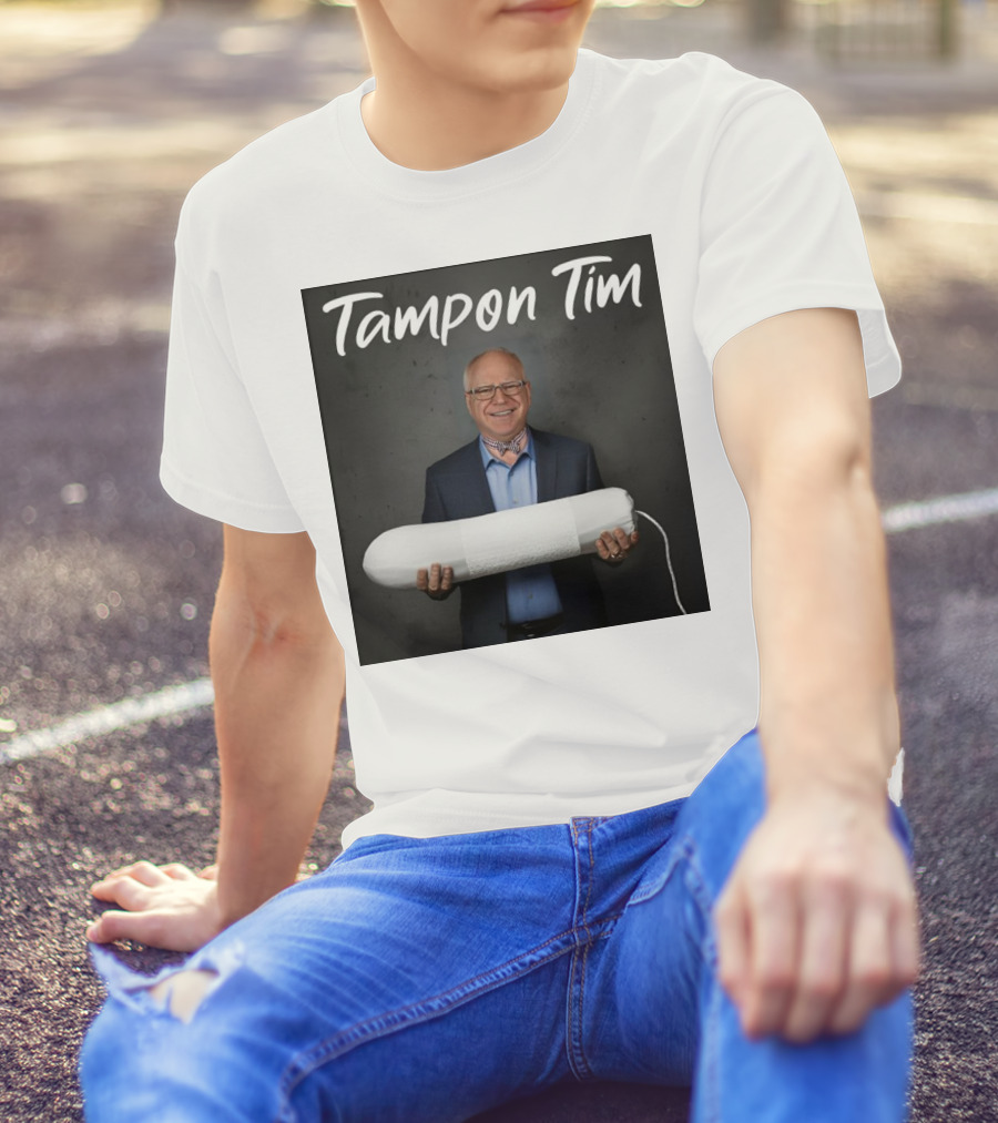 Johnny Midnight Tampon Tim Walz T-Shirt