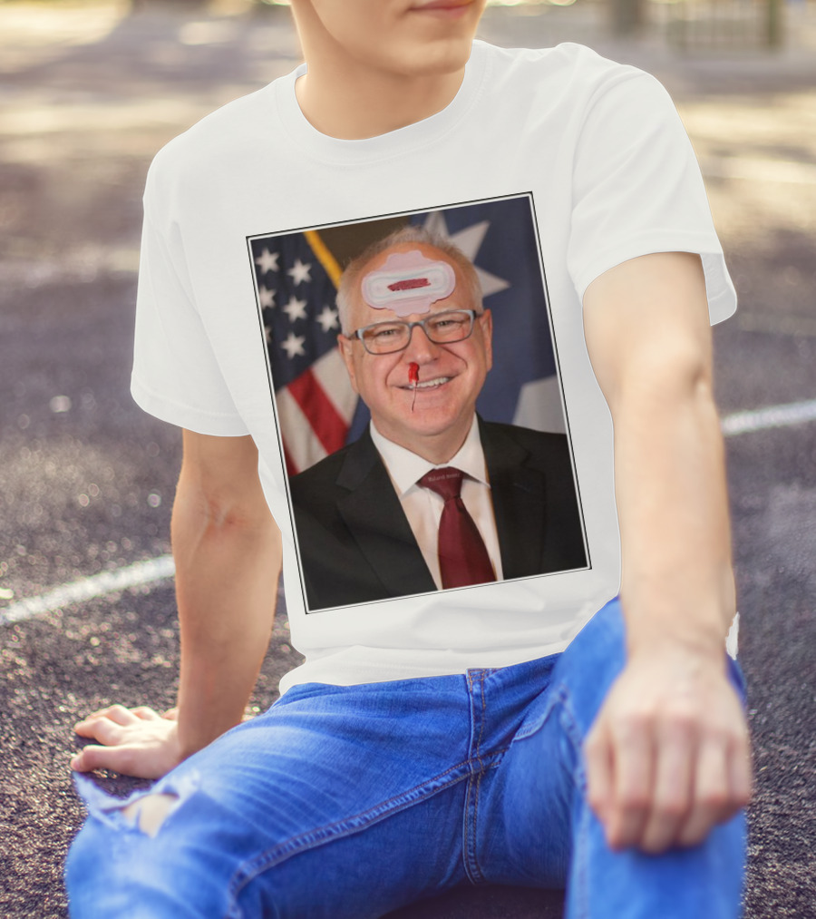 Tampon Tim The Maxipad Minnesotan Patriotic Humor T-Shirt