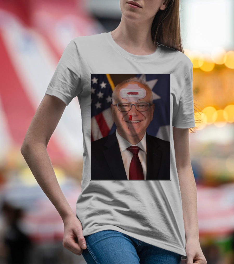 Tampon Tim The Maxipad Minnesotan Patriotic Humor T-Shirt