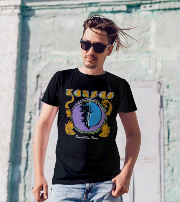 Kansas 2024 Point Of Know Return Retro T-Shirt