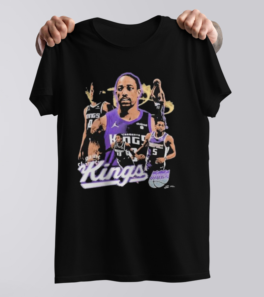 Sacramento Kings Basketball 2024 Team Players Collection T-Shirt