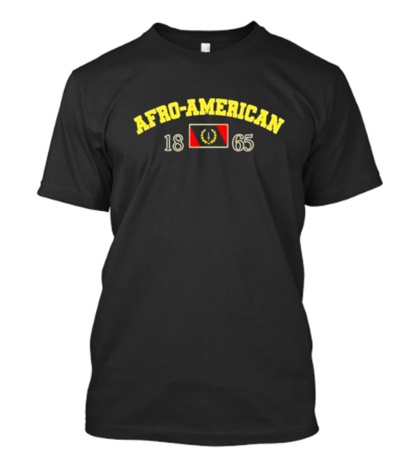 Afro-American Heritage 1865 Symbol Flag T-Shirt