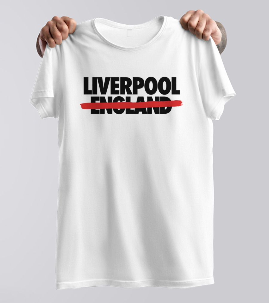Allezlesrouges Liverpool Crossed Out England T-Shirt