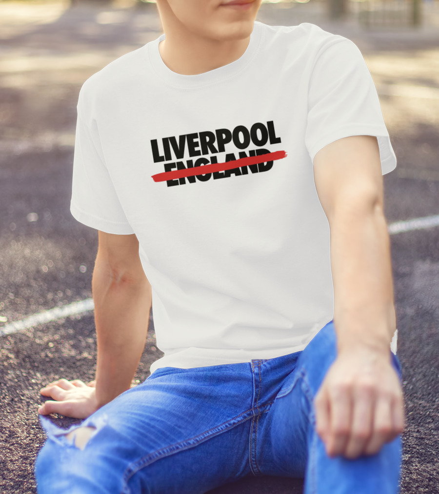 Allezlesrouges Liverpool Crossed Out England T-Shirt