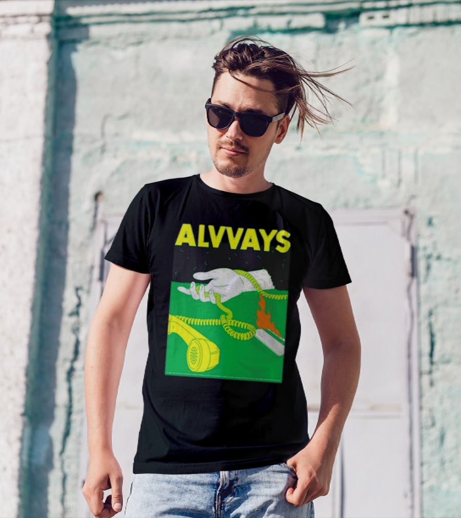 Alvvays Osheaga Music And Arts Festival August 4 2024 Retro Phone And Flame T-Shirt