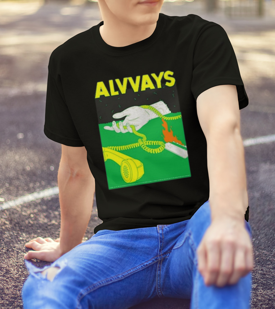 Alvvays Osheaga Music And Arts Festival August 4 2024 Retro Phone And Flame T-Shirt