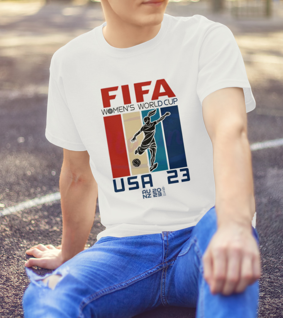 FIFA Women's World Cup USA 23 Soccer Player T-Shirt