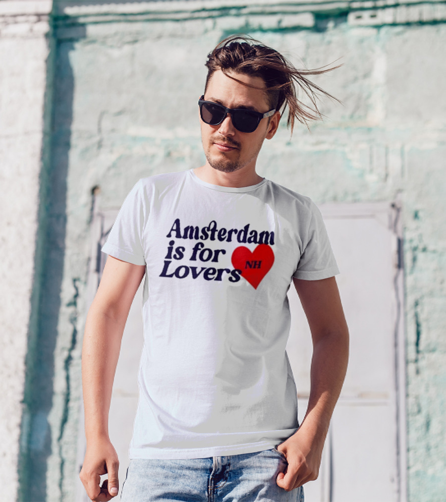 Amsterdam Is For Lovers NH Heart T-Shirt