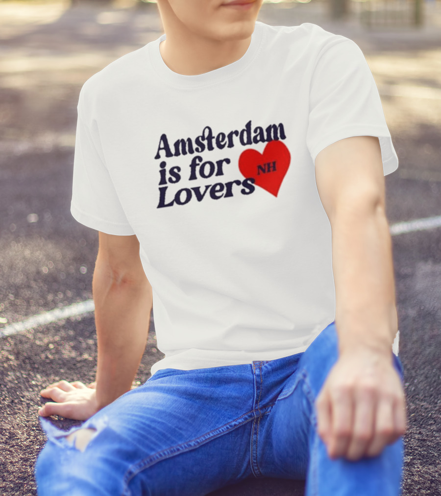 Amsterdam Is For Lovers NH Heart T-Shirt