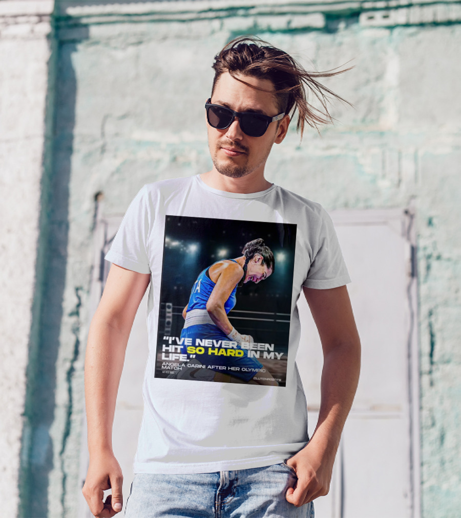 I’ve Never Been Hit So Hard In My Life Angela Carini Olympic Match Clutchpoints T-Shirt