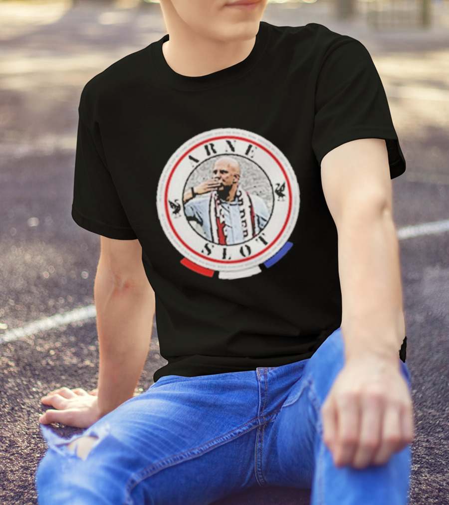 Arne Slot He’s Taken Over Power Iconic Circle Design With Soccer Fan T-Shirt