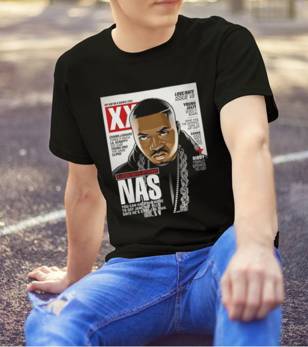 XXL Hip Hop On A Higher Level Nas Nggaz With Attitude Love Hate Issue VII T-Shirt