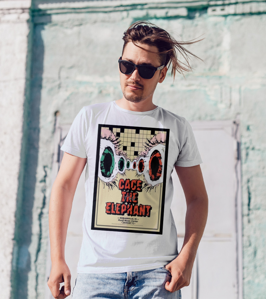 Cage The Elephant Noblesville IN Ruoff Music Center August 7 T-Shirt