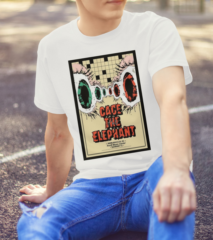 Cage The Elephant Noblesville IN Ruoff Music Center August 7 T-Shirt
