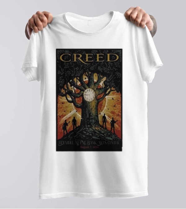Creed Live At PNC Bank Arts Center Holmdel NJ August 7 T-Shirt