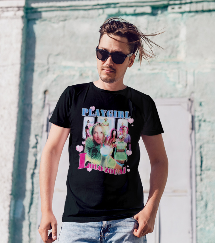 PLAYGIRL LOLO ZOUAÏ Retro Fashion Aesthetic With Feminine Icons T-Shirt