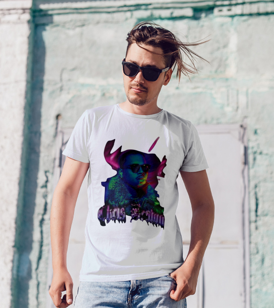 Chris Brown Northern Light Neon Style Fashion Trend T-Shirt