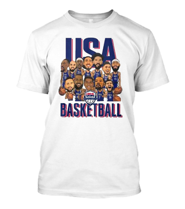 USA Basketball Olympic Paris 2024 Team Champions T-Shirt