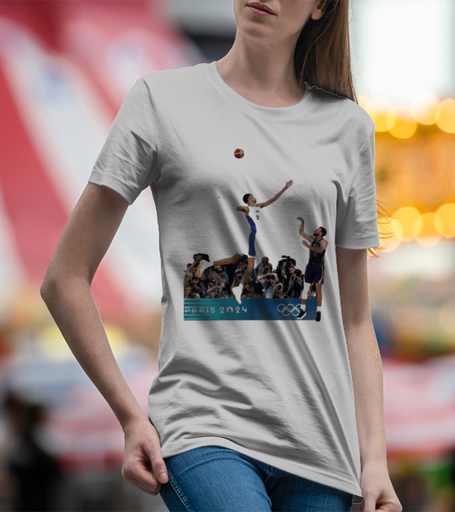 Paris 2024 Stephen Curry Keldon Johnson Chef Curry Basketball T-Shirt