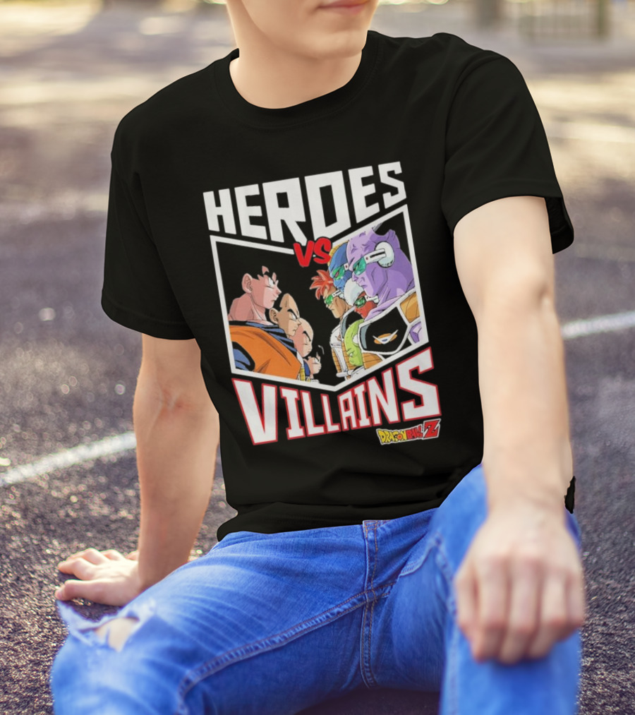 Heroes Vs. Villains DRAGON BALL Z Youth BIOWORLD T-Shirt