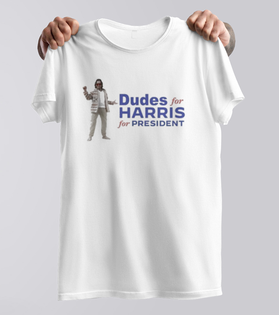 Dudes For Harris For President Iconic Persona T-Shirt