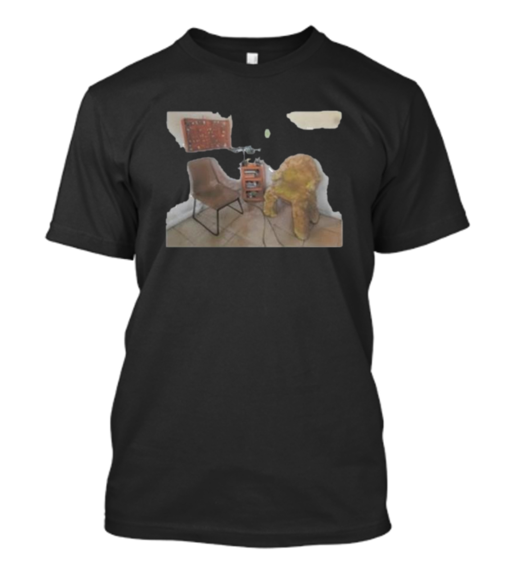 Emergency Intercom Friendship Podcast Room Setup Cozy Chairs And Vintage Decor T-Shirt