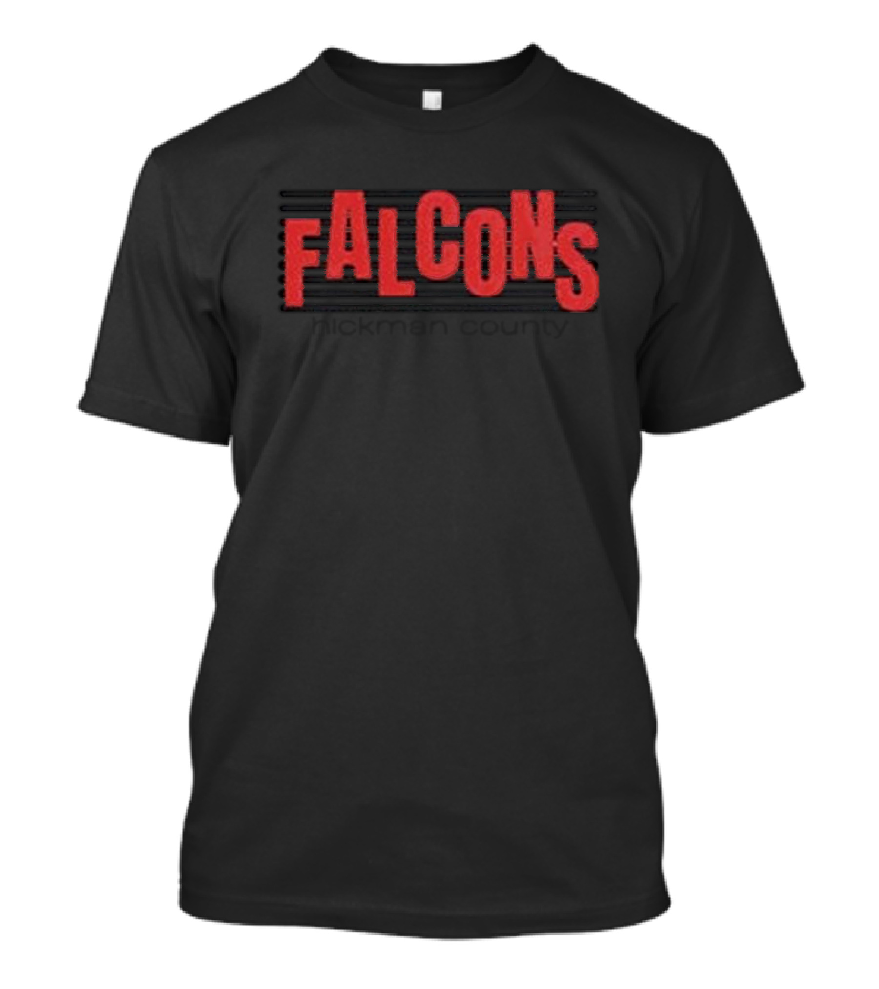 FALCONS Hickman County Vintage Style Sports T-Shirt