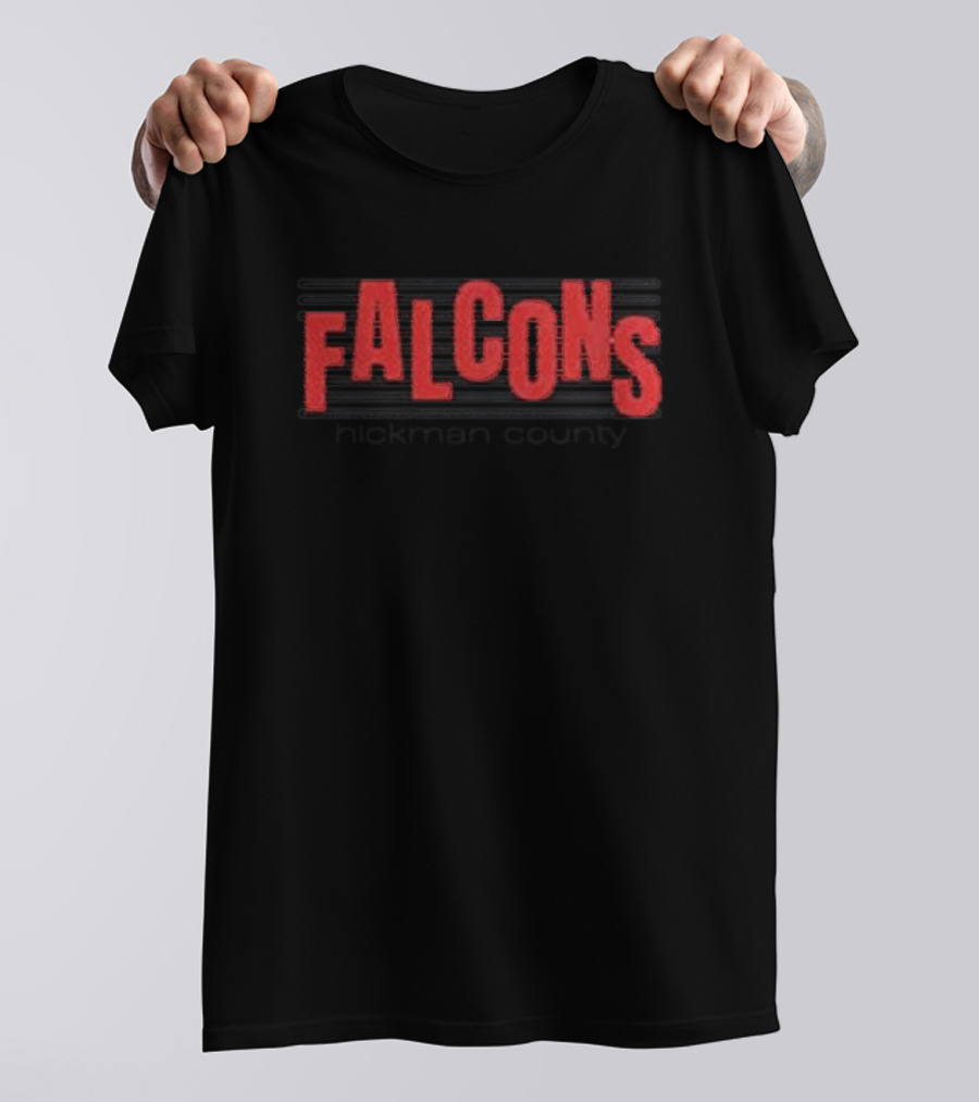 FALCONS Hickman County Vintage Style Sports T-Shirt