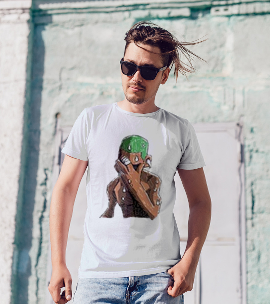Frank Ocean Blonde Album Green Hair Iconic Cover T-Shirt