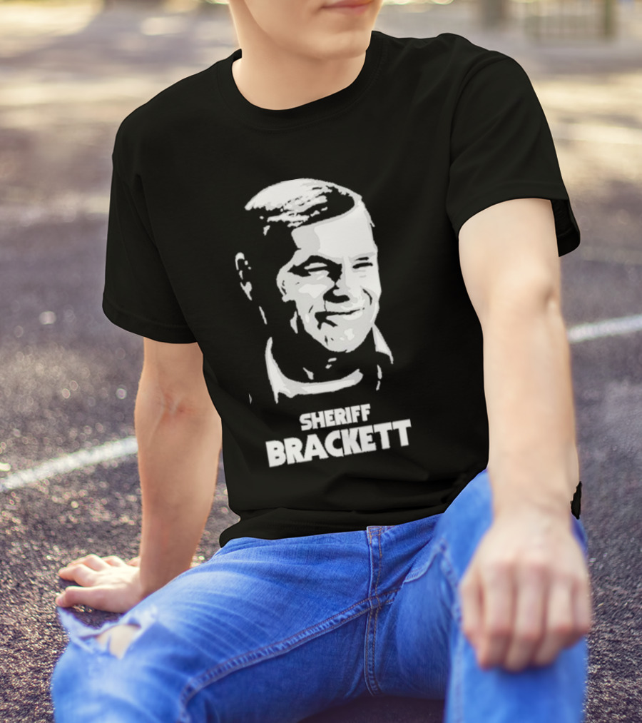 Sheriff Brackett Fright Rags Monochrome T-Shirt