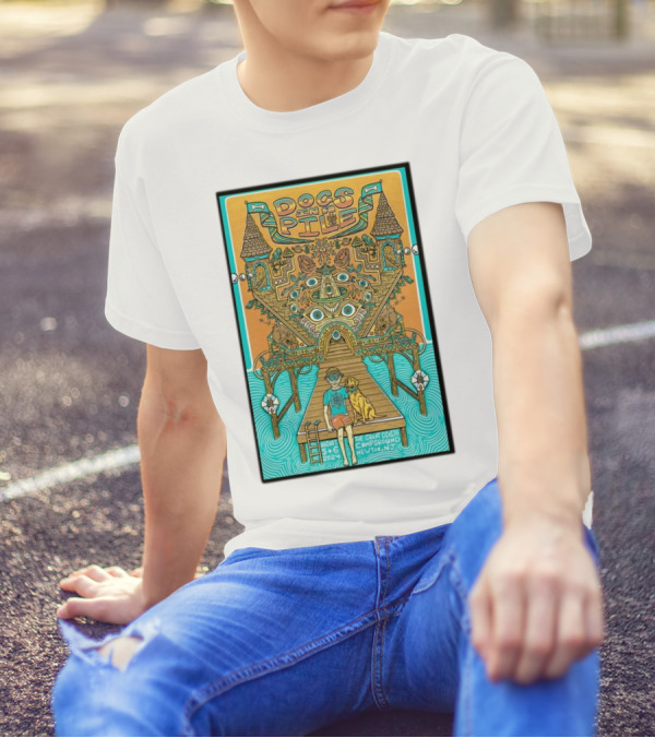 Dogs In A Pile August 5 And 6, 2024 The Great Divide Campground Newton NJ Colorful Abstract T-Shirt
