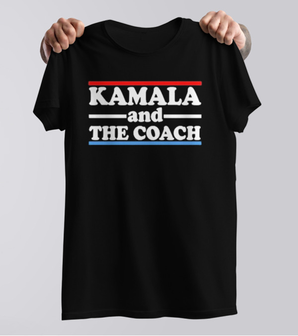 Kamala And The Coach Basketball Hoops For Harris George Karl T-Shirt