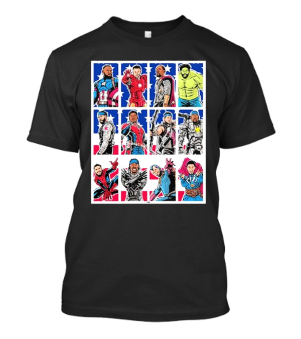 Pick Your Avenger Marvel Heroes Paris 2024 Basketball T-Shirt