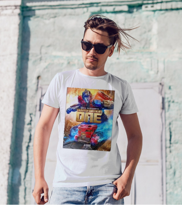 Chris Hemsworth Transformers One Robots Not In Disguise Merchandise T-Shirt