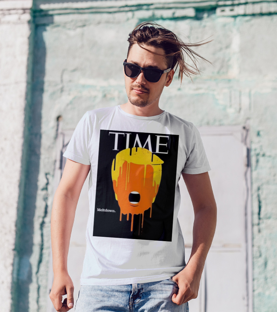 Time Meltdown Sophie Louise Delquié Donald Trump T-Shirt