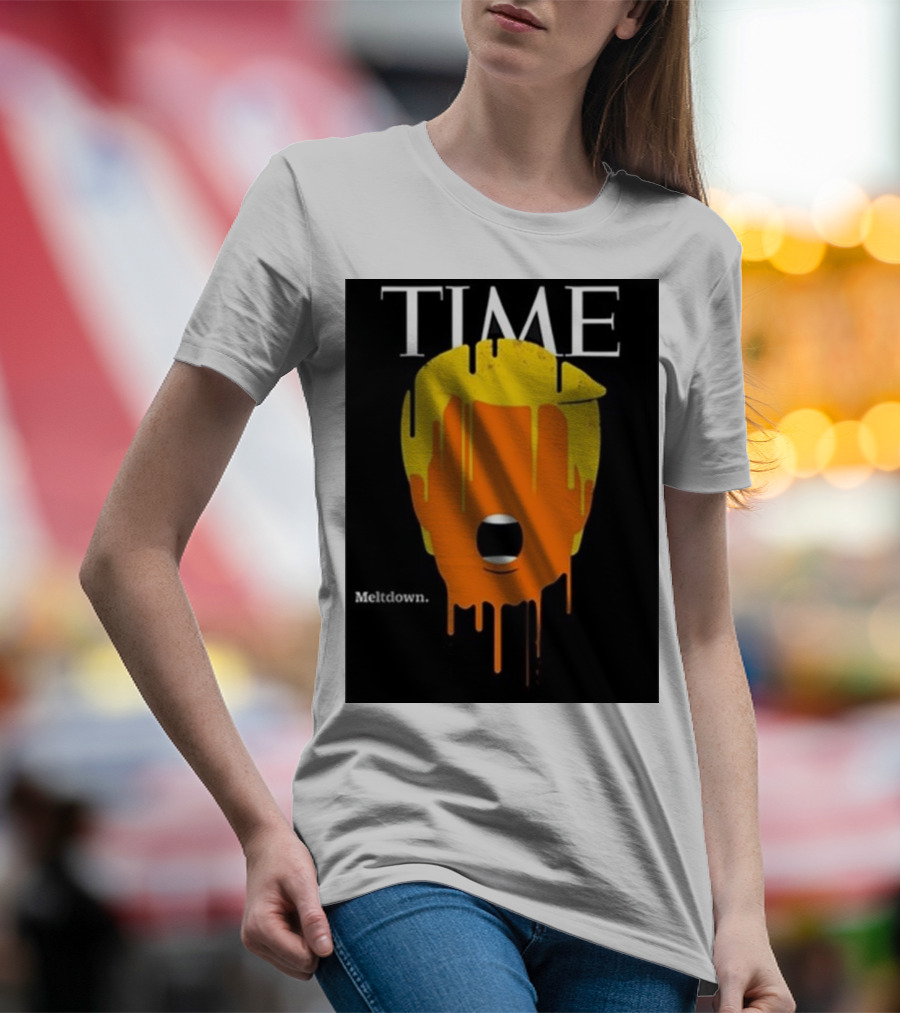 Time Meltdown Sophie Louise Delquié Donald Trump T-Shirt