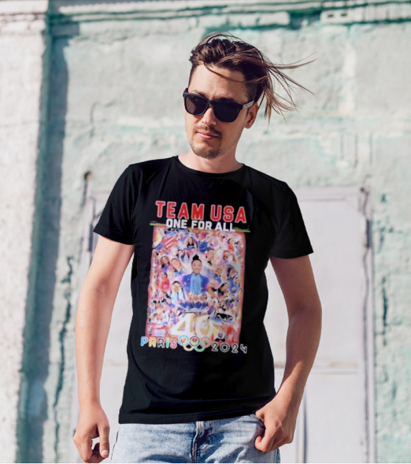 Team USA One For All Paris 2024 Olympic 46 T-Shirt