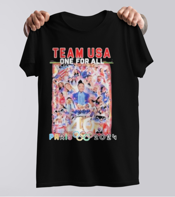 Team USA One For All Paris 2024 Olympic 46 T-Shirt