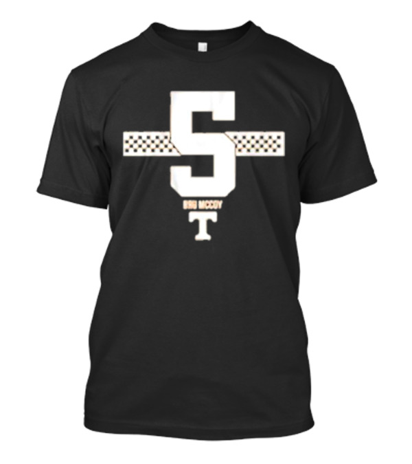 Tennessee Football Bru McCoy Number 5 Racing Stripe T T-Shirt